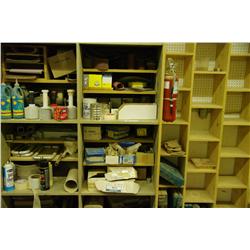 Rack With Supplies