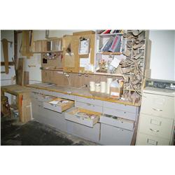 Bench / Rack With Contents