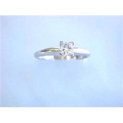 14K Solitaire Diamond Ring (0.37 ct)