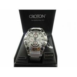 Croton Men's Chronomaster Rubber Strap Watch