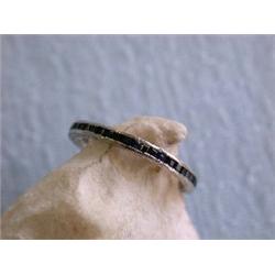 Platinum Ring with Sapphire