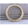 Image 1 : 18k Diamond Bezel for Ladies' DATED Rolex (1.0 ct)