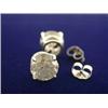 Image 5 : 14k White Gold Stud Diamond Earrings (3.80 ct)