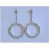 Image 1 : 18k White Gold Earrings with Diamonds