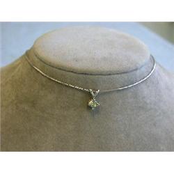 14k Gold Necklace with Diamond Pendant (0.39)