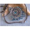 Image 4 : Silver Necklace with Turquoise Pendant