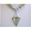 Image 1 : Silver and Aventurine Necklace