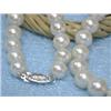 Image 3 : Pearl Necklace with White Gold 14k Clasp