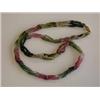Image 3 : Three Strands Tourmaline Necklace with 14ky Clasp