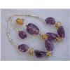Image 3 : Amethyst and Citrine Necklace