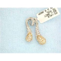 14k Gold Diamond Pendant