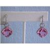 Image 1 : 14k Ladies Fashion Earrings with Diamonds and Quartz