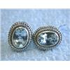 Image 3 : Silver Earrings with Topaz