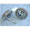 Image 4 : Silver Earrings with Topaz