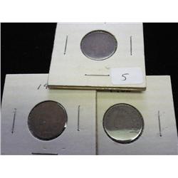 1904, 05 & 06 INDIAN HEAD CENTS