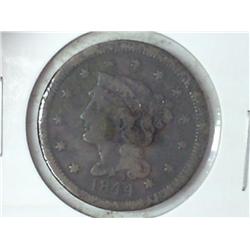 1844 US LARGE CENT