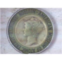 1942 NEUTRON IRRADIATED MERCURY DIME