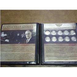 10 DIFFERENT ROOSEVELT DIMES (AS SHOWN)