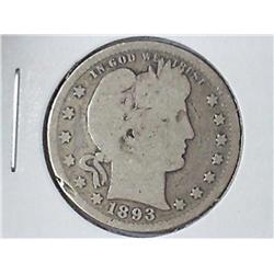 1893 BARBER QUARTER