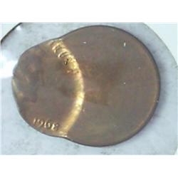 ERROR 1968-D OFF CENTER LINCOLN CENT