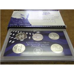 2001 US 50 STATE QUARTERS PROOF SET