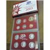 Image 2 : 2003 US SILVER PROOF SET