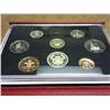 Image 1 : 1986 UNITED KINGDOM PROOF COLLECTION IN RED CASE