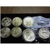 Image 1 : 7 ASSORTED UNC PRESIDENTIAL DOLLARS