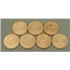 Image 2 : 7 Diff Date Sacagawea Gold BU Dollars 2000-2009