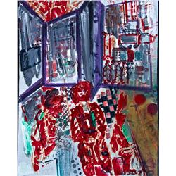 Interior with Open Window by Aviva Uri