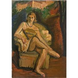 Reclining Ballerina by Iosif Iser