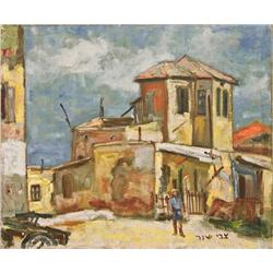 Backyard in Tel Aviv by Zvi Shor