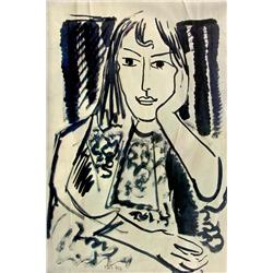 Portrait of Aviva Uri  by David Hendler