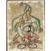 Image 1 : Dick Duerrstein Orig Painting Marvin The Martian & Bird