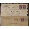Image 2 : 14 Washington 3c Stamps on Envelopes Collection 1917-49
