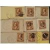 Image 2 : 9 Washington 2c Stamps Covers Collection IL, KS 1887