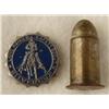 Image 1 : 2 Lone Ranger Premiums: Safety Scout Pin, Silver Bullet