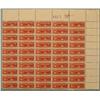 Image 1 : 50 Colombia Specimen Revenue Stamps Plate Blocks 5 Cent