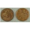Image 1 : 2 Century of Progress World Fair A & P Tokens Pig, Cow