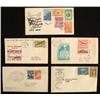 Image 1 : 5 Cuba Covers First Flight & FDC w/ Cachets 1930s-40s