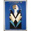Image 1 : Razzia Signed Le Parfum Art Deco Large Perfume Poster