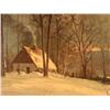Image 2 : Robert Wood Large Winter Nature Scene Art Print Framed