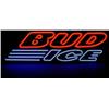 Image 1 : Bud Ice Neon Cool Budweiser Beer Red Blue Bar Sign Box