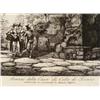 Image 3 : A Ponte Rotto Original Art Etching 1820 Rome Italy