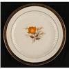 Image 4 : 97 Pc Lamode China Set for 12 Orange Rose 22K Gold