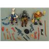 Image 1 : 3 TMNT Figures: Usagi, Rock Steady, 1 More