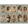 Image 1 : 10 Pc Set Cigarette Cards Ladies Actresses Stars 1920s