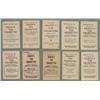 Image 2 : 10 Pc Set Tobacco Cards Ogden Tab Cigarettes 1920s