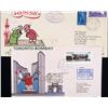 Image 2 : 4 First Flight Covers Bombay-Abu Dhabi, Toronto 1970,85