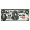 Image 1 : 1907 $5 UNITED STATES LEGAL TENDER NOTE "WOODCHOPPER"